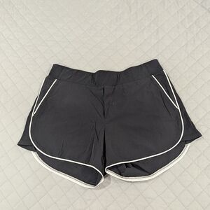 ATHLETA Black White Athletic Shorts Trekkie Size 8